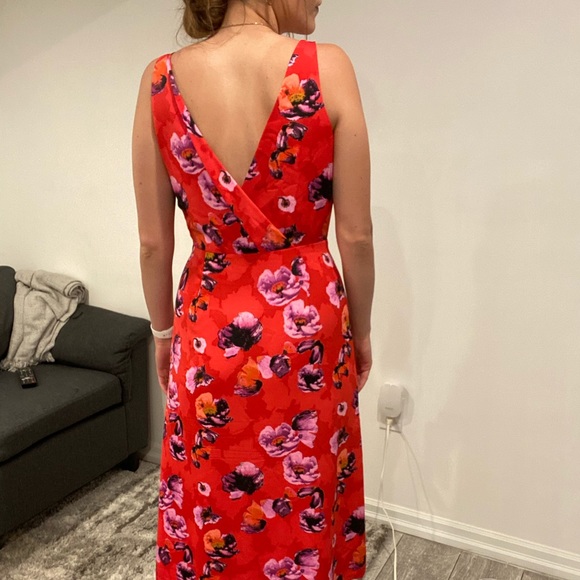 Midi floral dress - Picture 1 of 3